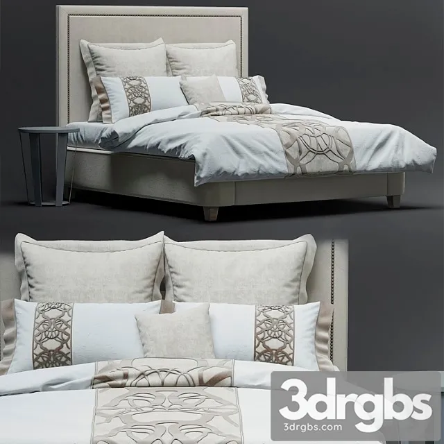 Bed Rh Vallace Fabrics Bed 3D Model Free