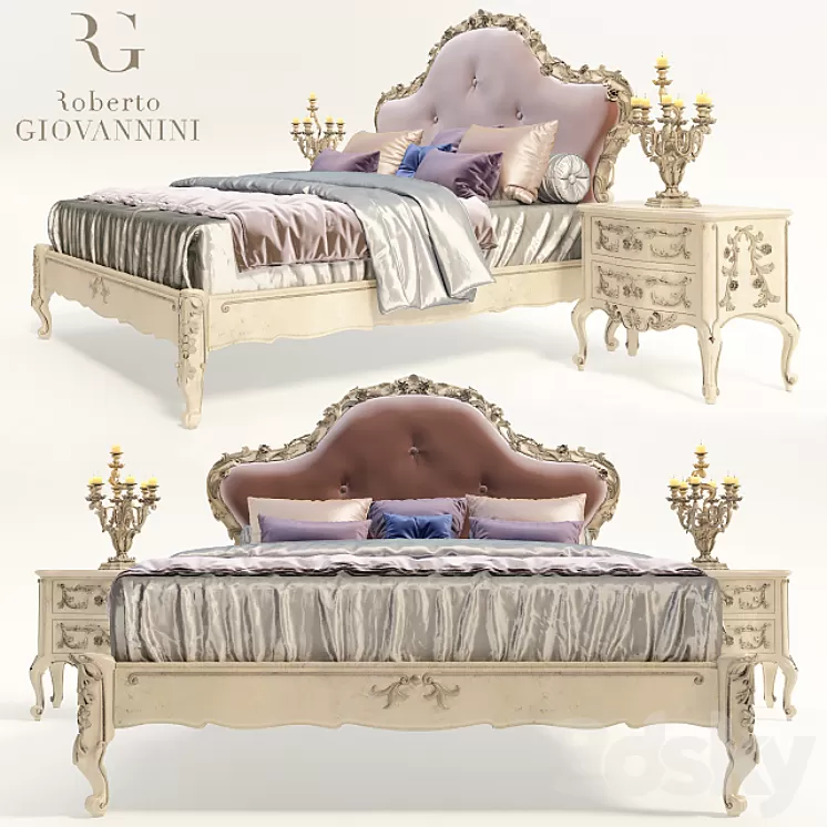 Bed Roberto Giovannini 3D Model