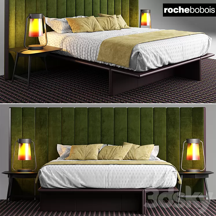 Bed roche bobois backstage bed 3D Model