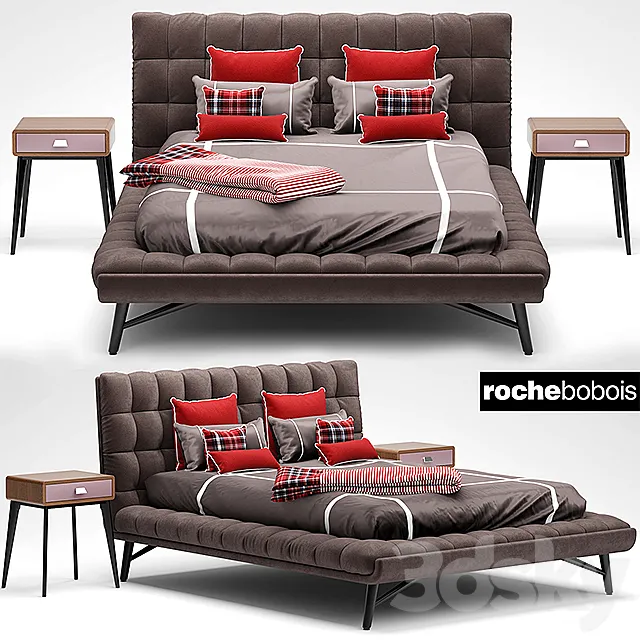 Bed roche bobois LIT BED PROFILE 3DModel