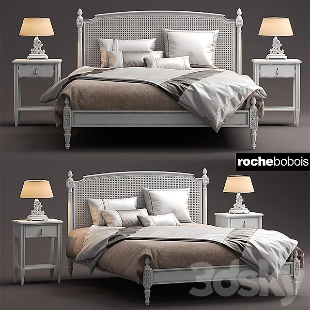 Bed roche bobois lit josephine 3DModel