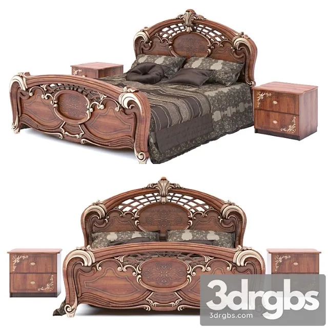 Bed rosalia kmk 0456.1 2 3D Model Free