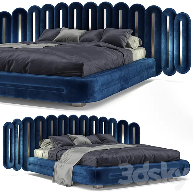 Bed Saikli bed Ponkratov design vip 3DModel