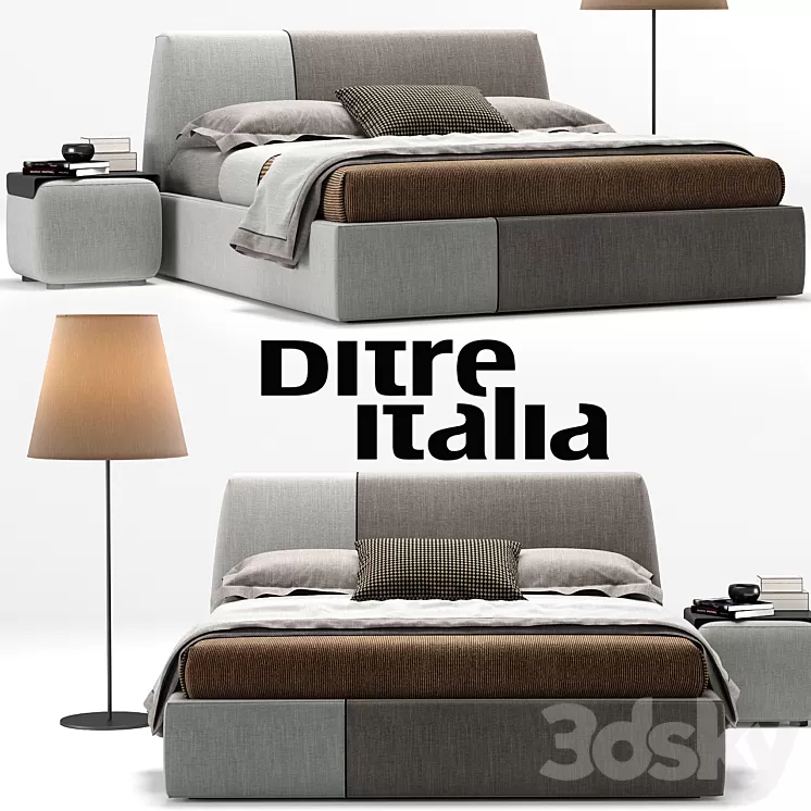 Bed Sanders Ditre Italia 3D Model
