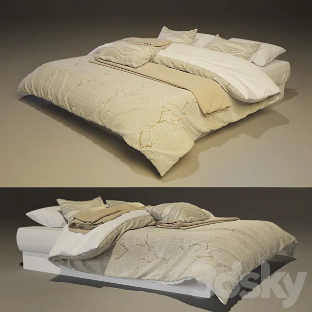 Bed set 3DModel