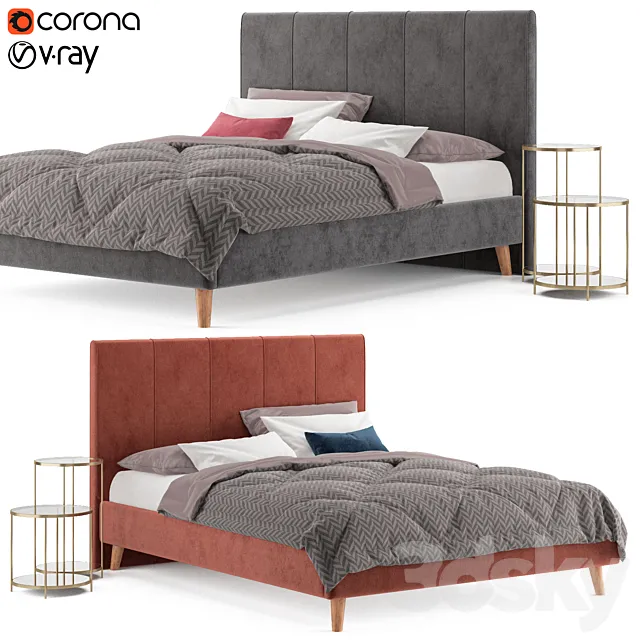 Bed Sharon divan.ru 3D Model