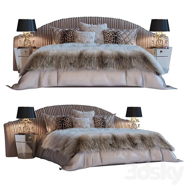 "Bed ""Sharpei"" Roberto Cavalli" 3D Model