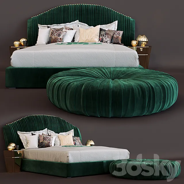 Bed Sharpei Roberto Cavalli 3DModel