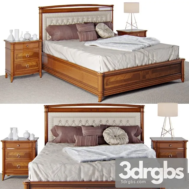 Bed Signorini Coco Carlotta 3D Model Free