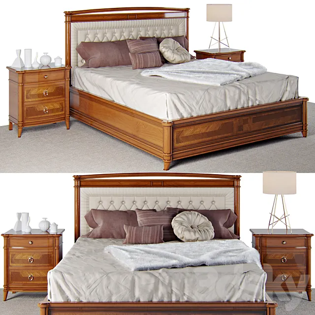 Bed Signorini & Coco - Carlotta 3D Model