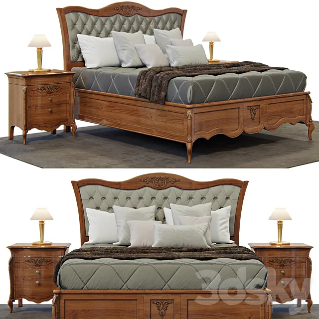 Bed Signorini & Coco - Certosa 3D Model