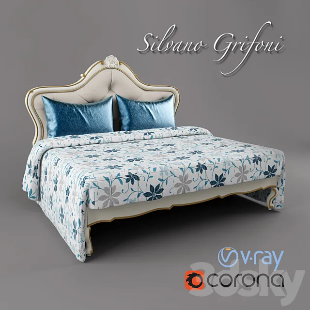 Bed Silvano Grifoni 3D Model