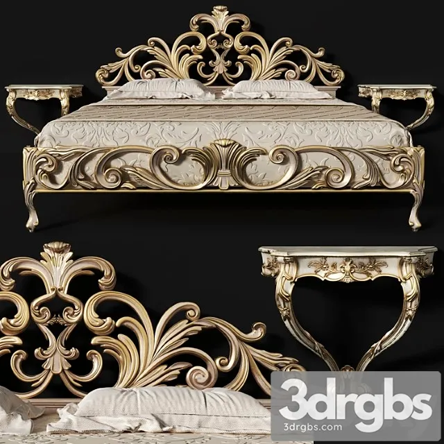 Bed silvano grifoni letto 2321 2 3D Model Free