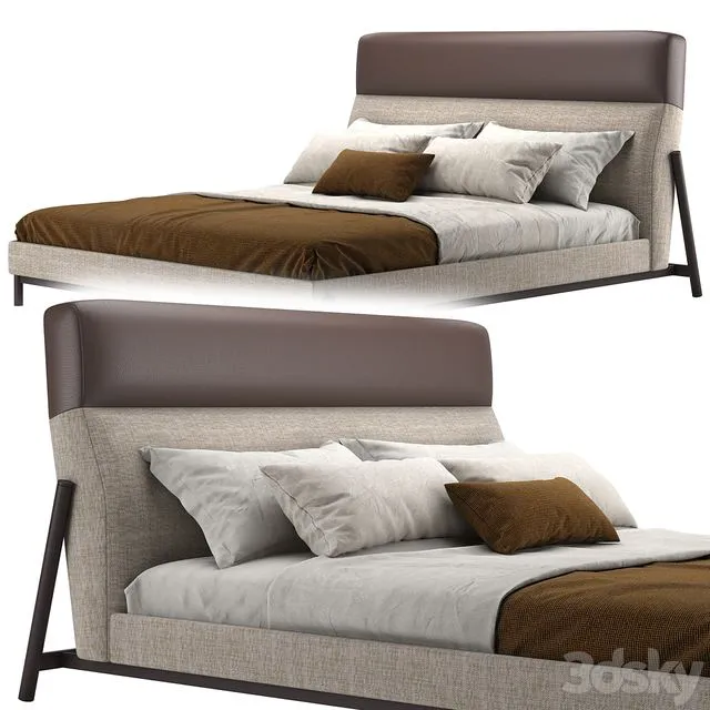 Bed SLAB by DOMKAPA 3D Model