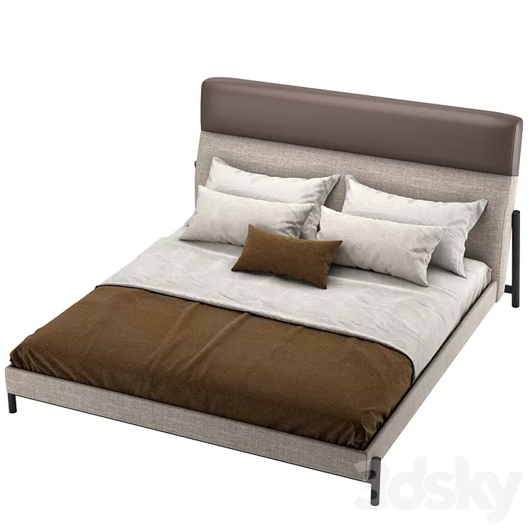 Bed SLAB by DOMKAPA 3D Model Free
