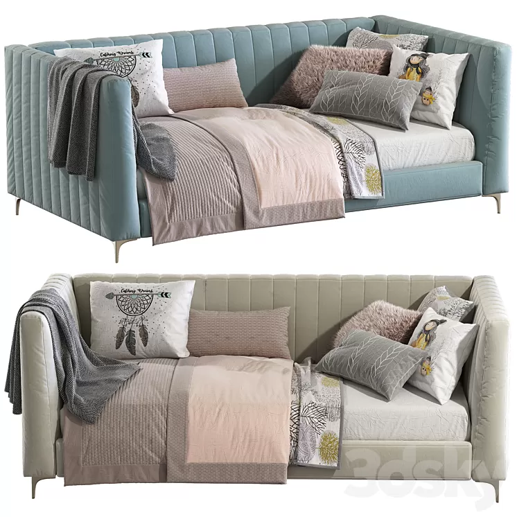 Bed sofa Avalon Channel Stitch Upholstered Daybed