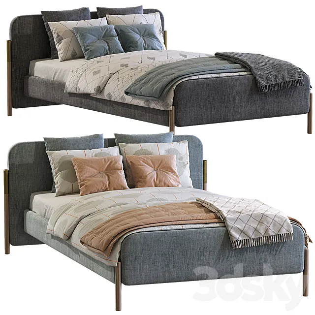 Bed sofa FLAG _ Bolzan Letti 2 3D Model