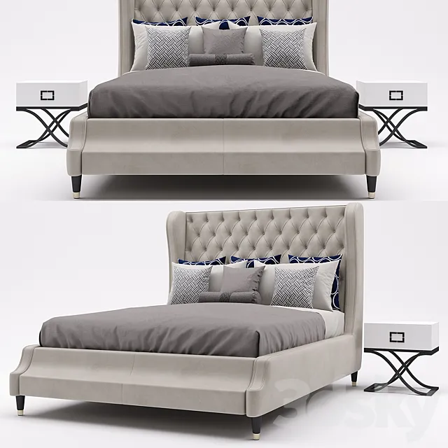 Bed Tosconova Caprice 3D Model