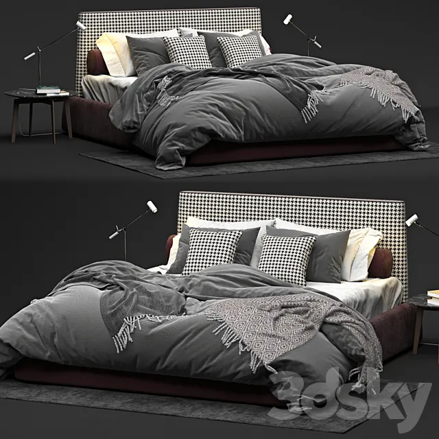 Bed Twils Byron 3DModel