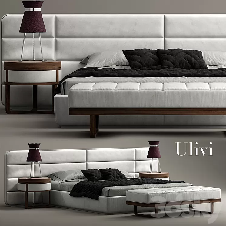 Bed ulivi MASTER 3D Model