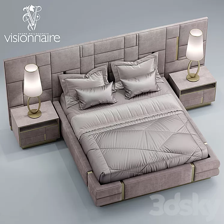 Bed visionnaire Beloved 3D Model