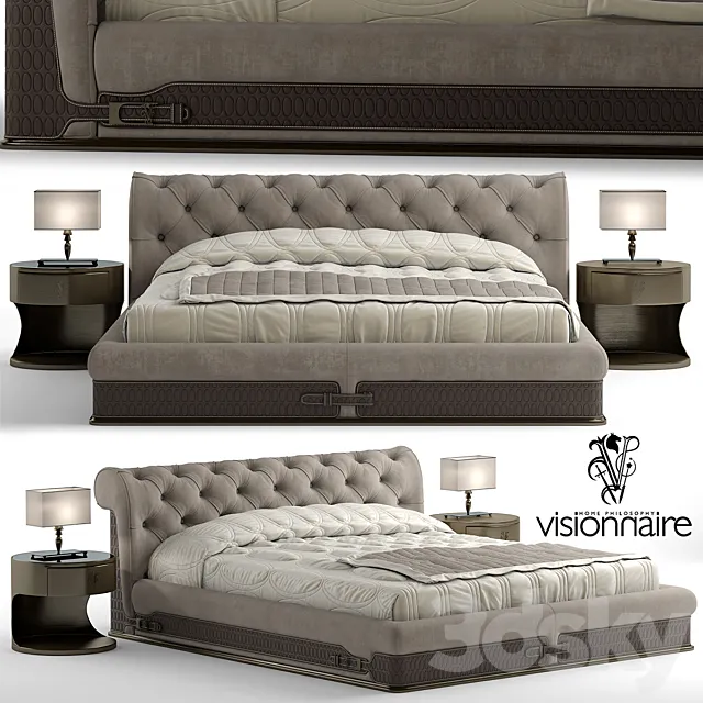 Bed visionnaire chester laurence 3DModel