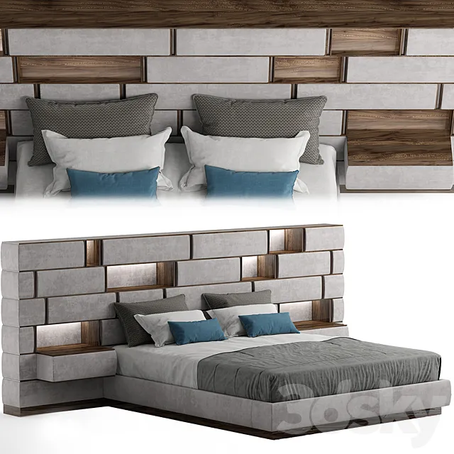 Bed visionnaire emotion 3DModel