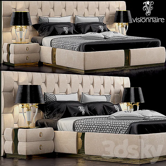 Bed visionnaire perkins 3DModel