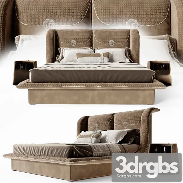 Bed vittoria frigerio appiani bedside table contarini 2 Free Download