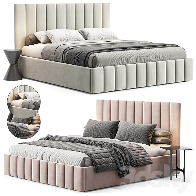 Bed with lifting mechanism Erica Formula 230 3D Model