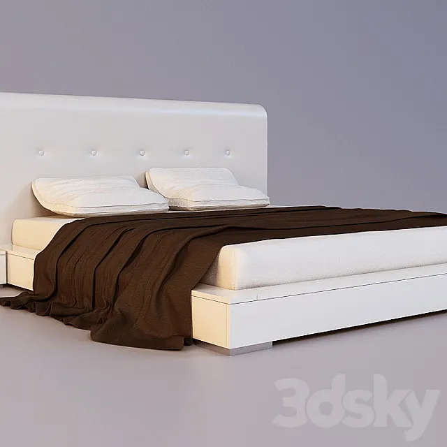 bed with two thumbs Bo Concept Beds-AQ00 3DModel