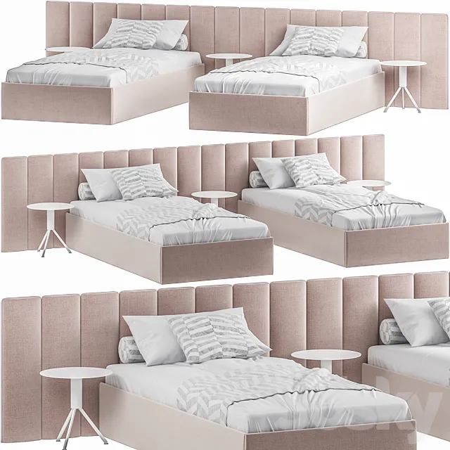 Bed037-Single Bed Children 3DModel