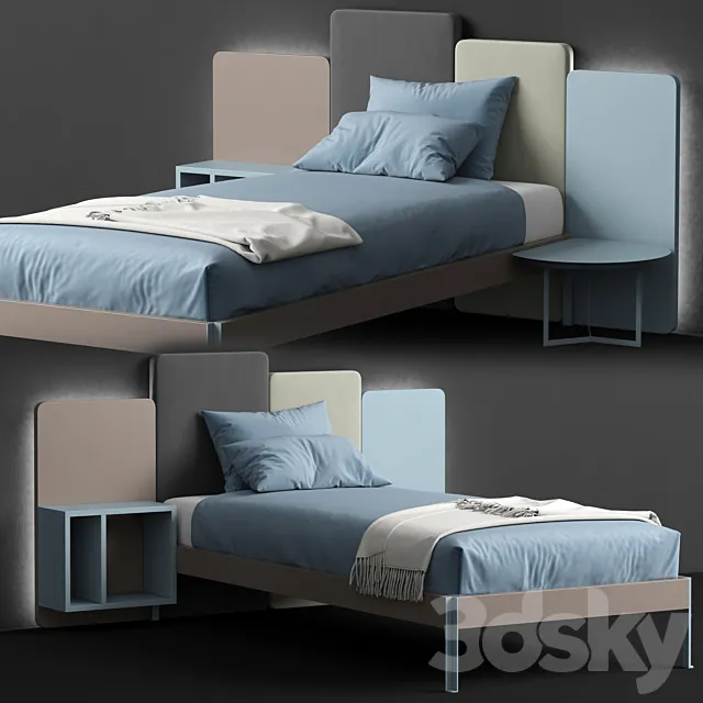 bed_WONDER ET12_by Diotti 3DModel