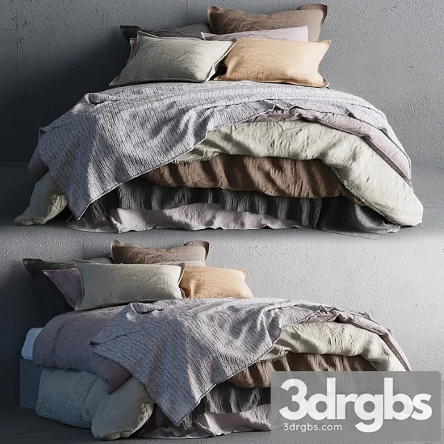 Bedclothes 2 2 3D Model Free