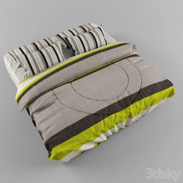 bedclothing for bed 3D Model
