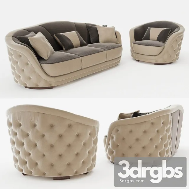 Bedding atelier Gentleman 3D Model Free