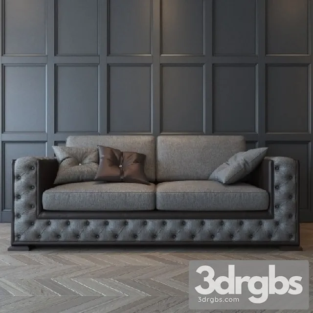 Bedding Miami Sofa 3D Model Free