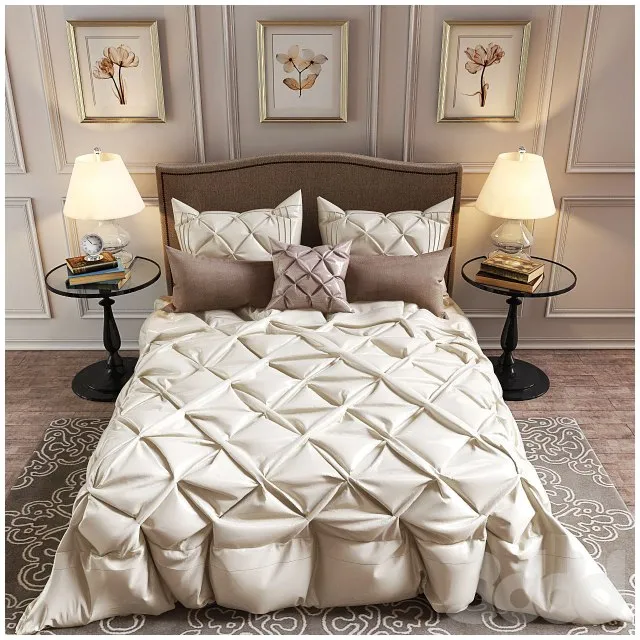 Bedding Set Madison Park Lafayette 3D Model