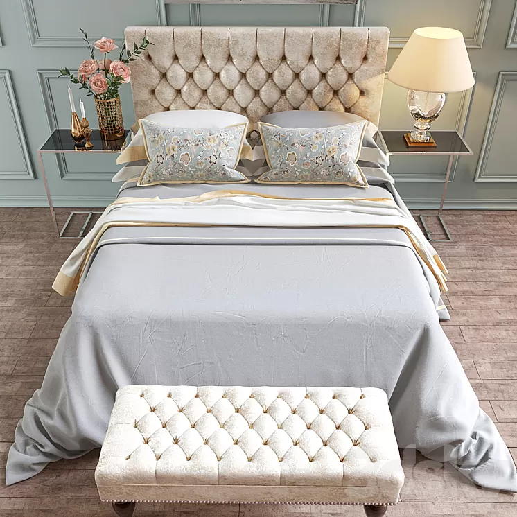 Bedding set Togas 3D Model