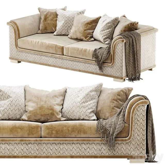 Bedding Welcome Divano 3D Model