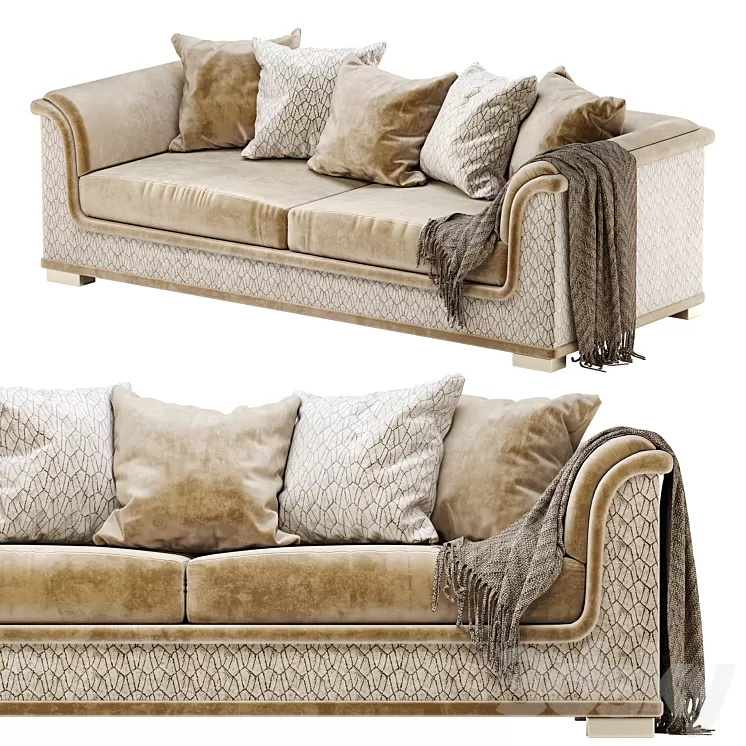 Bedding Welcome Divano 3D Model