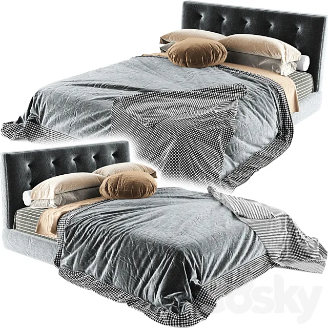 bedford bed minotti 3DModel