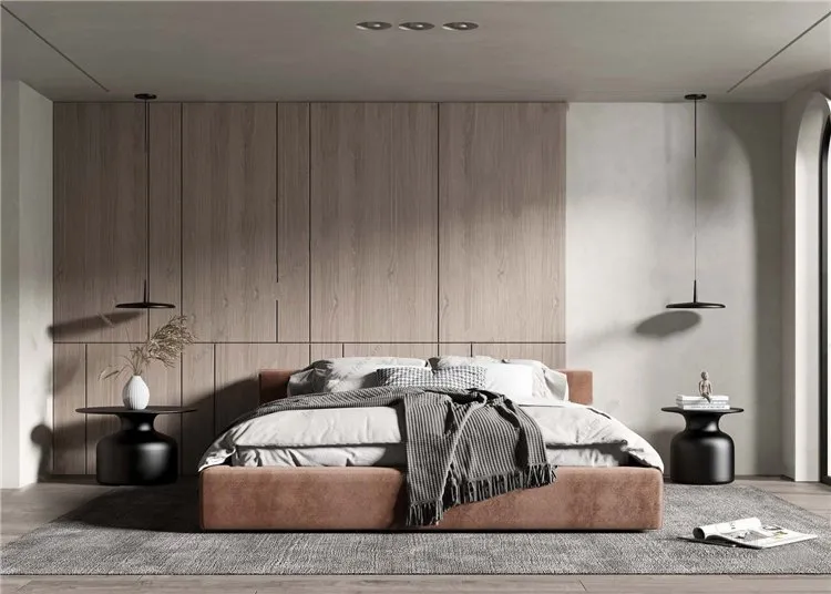 Bedroom 3D Interior Scene Model - Wabi Sabi Style - 013