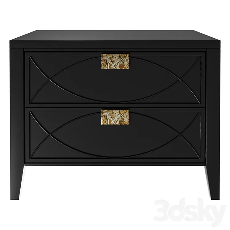 BEDROOM BLACK 3D Model