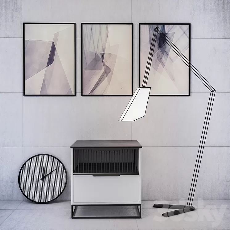 bedroom decor 3D Model