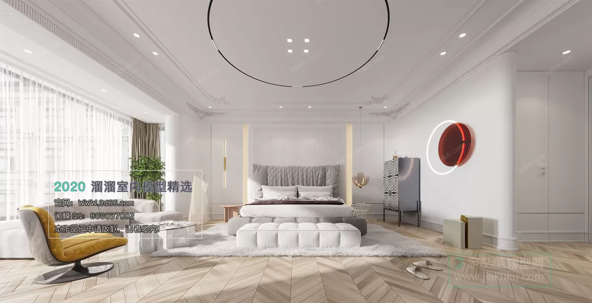 BEDROOM - EUROPEAN STYLE - 3D MODELS