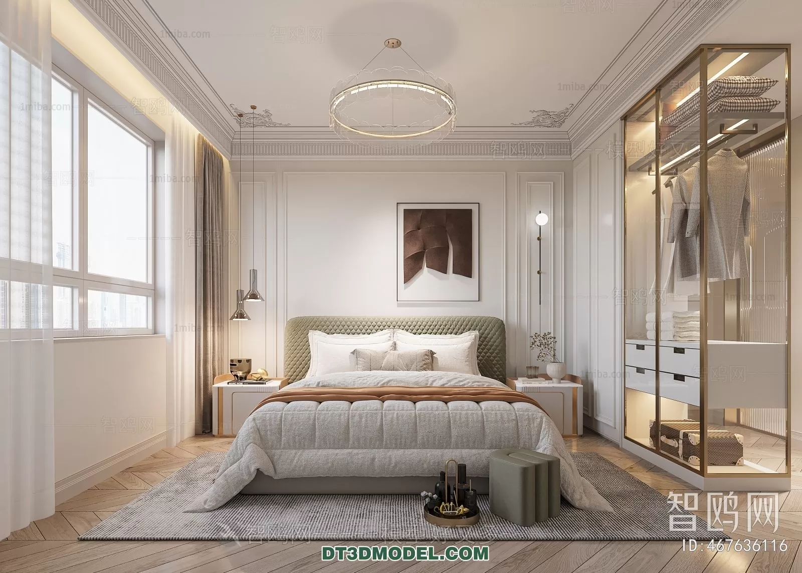 BEDROOM - EUROPEAN STYLE - 6037