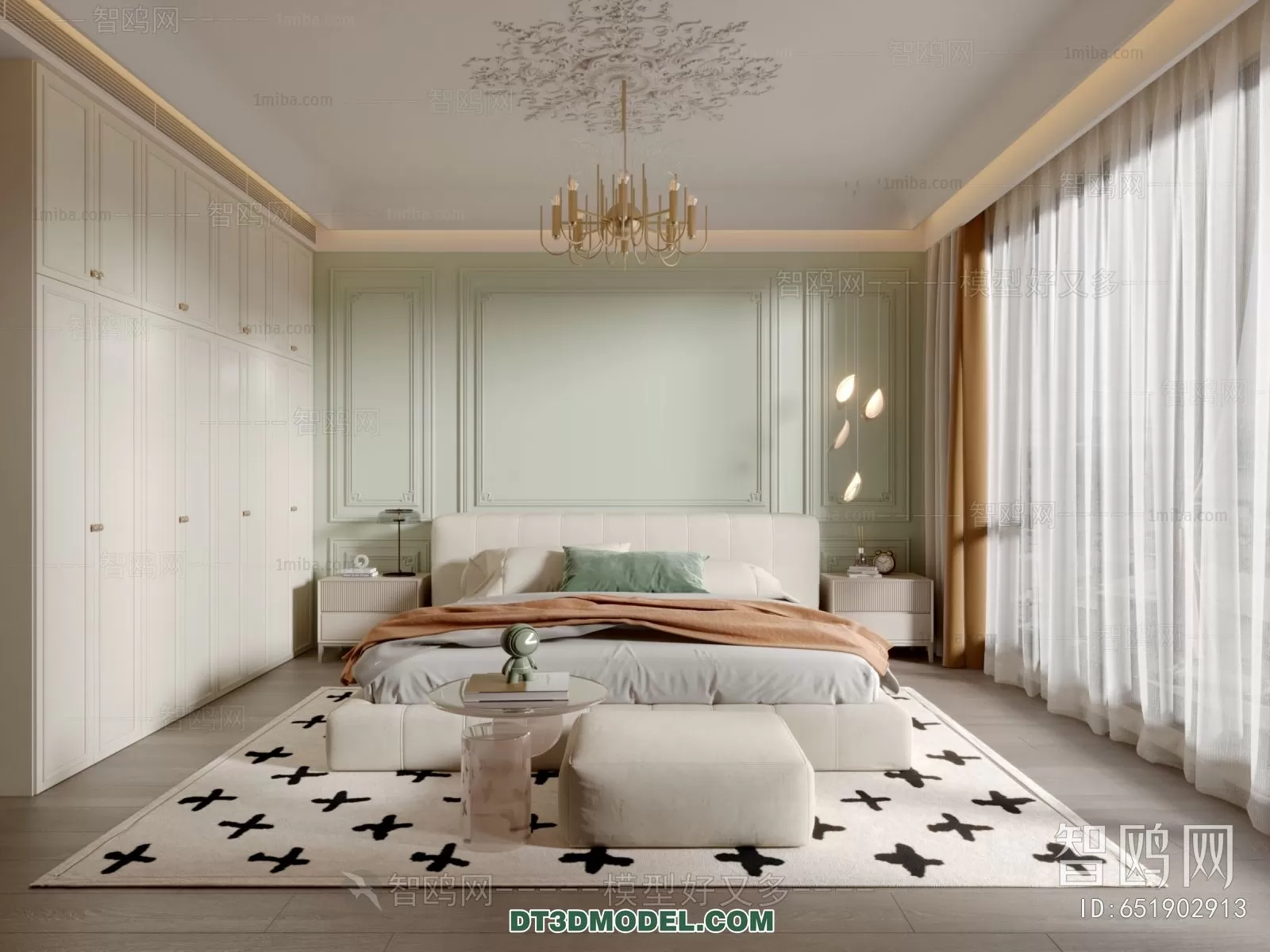 BEDROOM - EUROPEAN STYLE - 6064