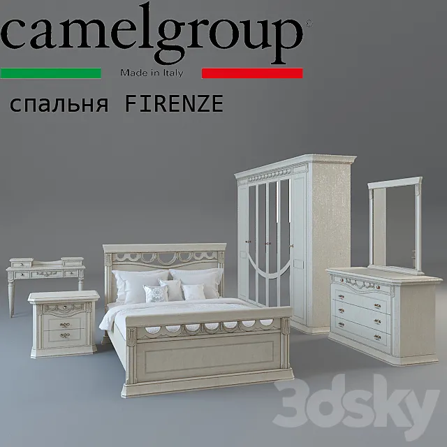 Bedroom FIRENZE factory CAMELGROUP 3DModel
