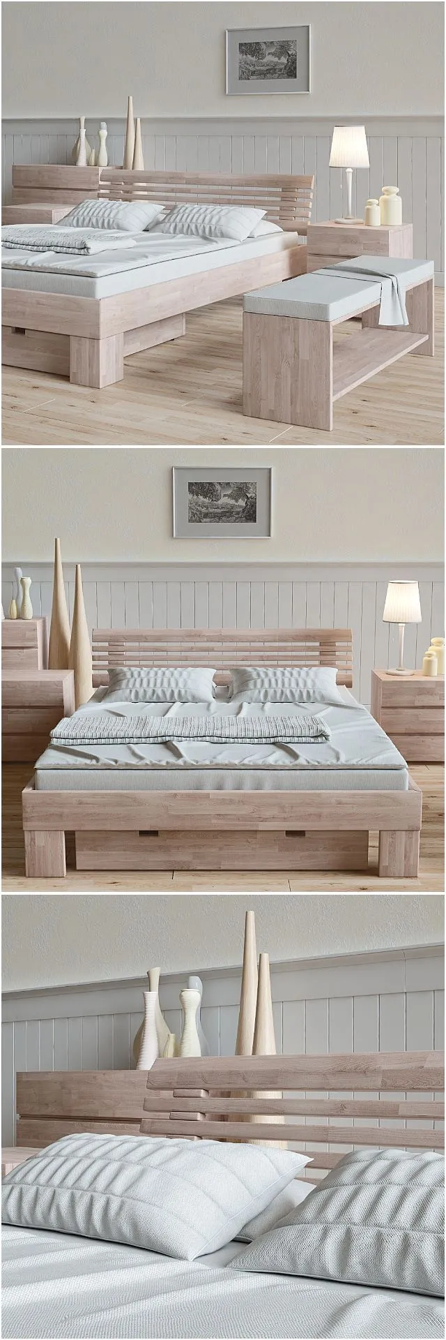 Bedroom furniture from Hasena AG 3D Model